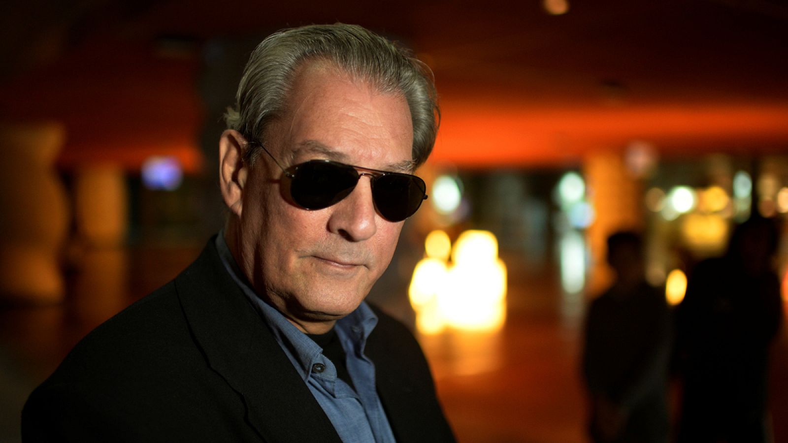 Paul Auster en la presentación de '4 3 2 1' en Bilbao.