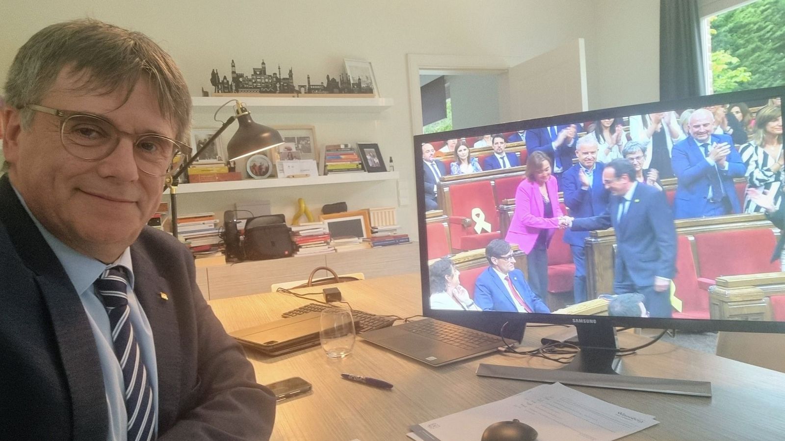 El líder de Junts, Carles Puigdemont.