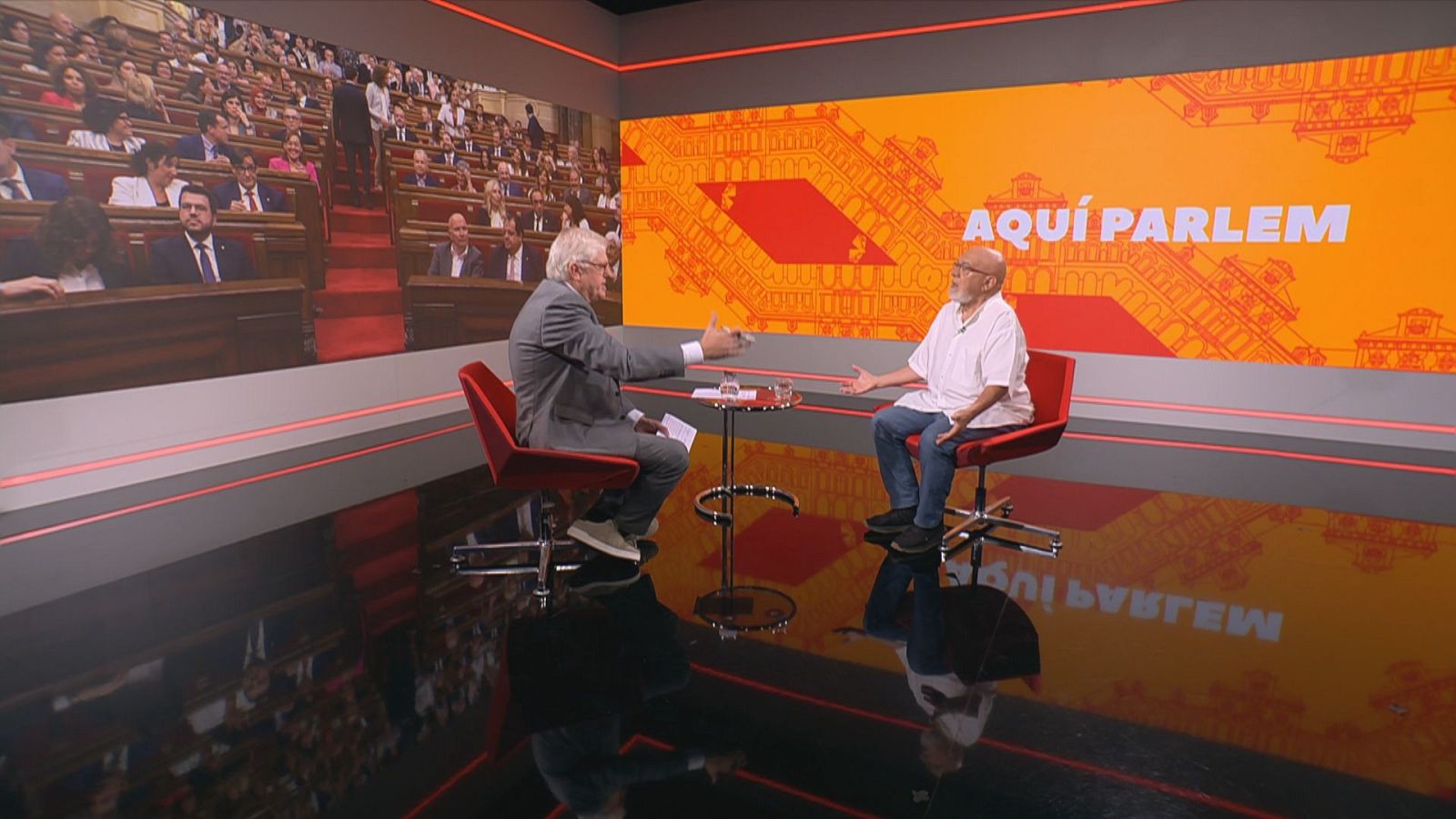 Lluís Falgàs entrevista Josep Huguet, a 'Aquí parlem'