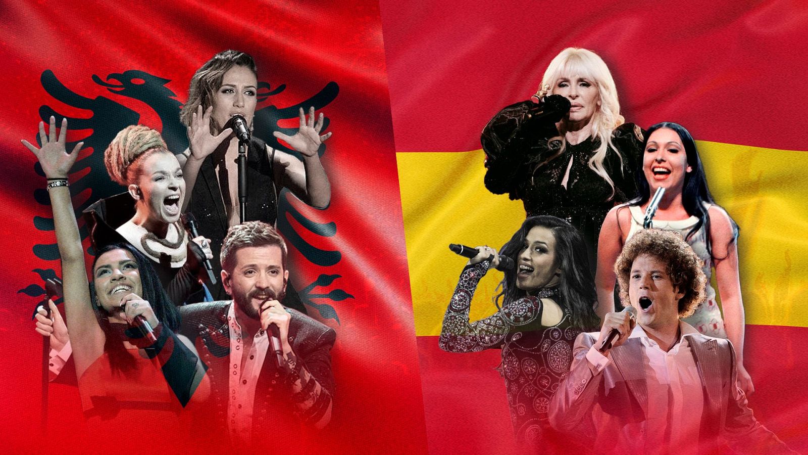 Albania vs España en Eurovisión