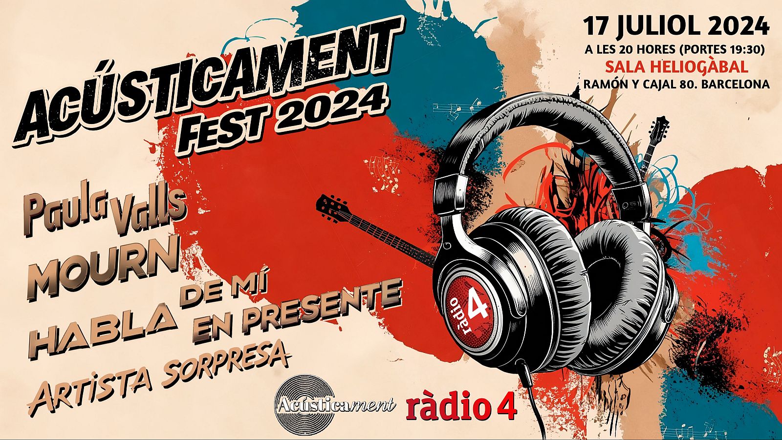 Acústicament Fest 2024, el festival de les ments acústiques de Ràdio 4