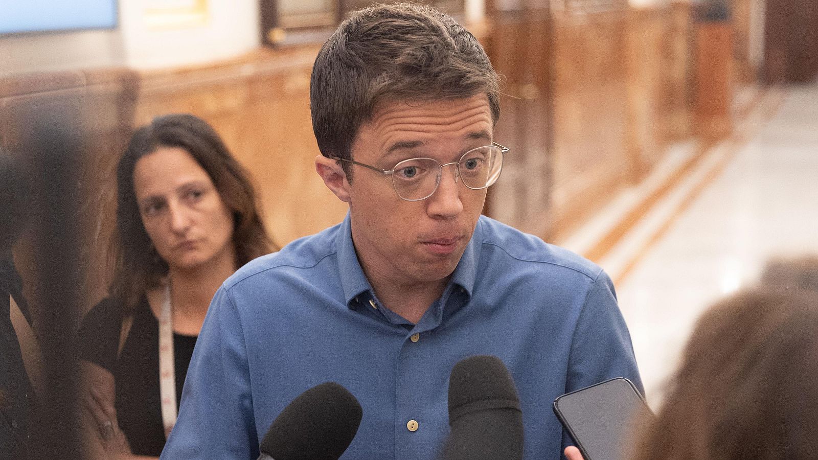 El líder de Más País y portavoz de Sumar en el Congreso, Iñigo Errejón