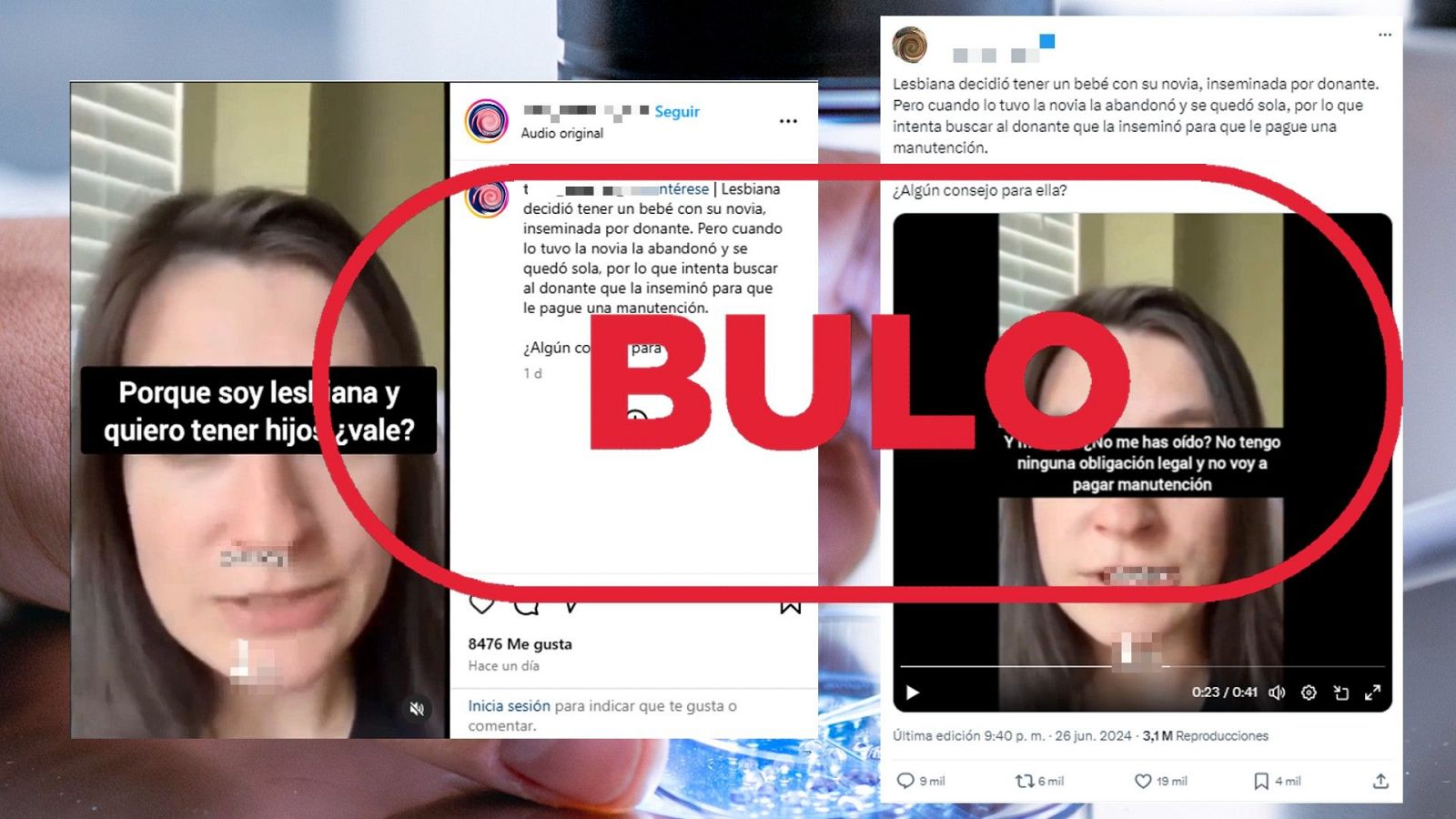 No es una madre lesbiana buscando a su donante para que pague la manutención de su hijo