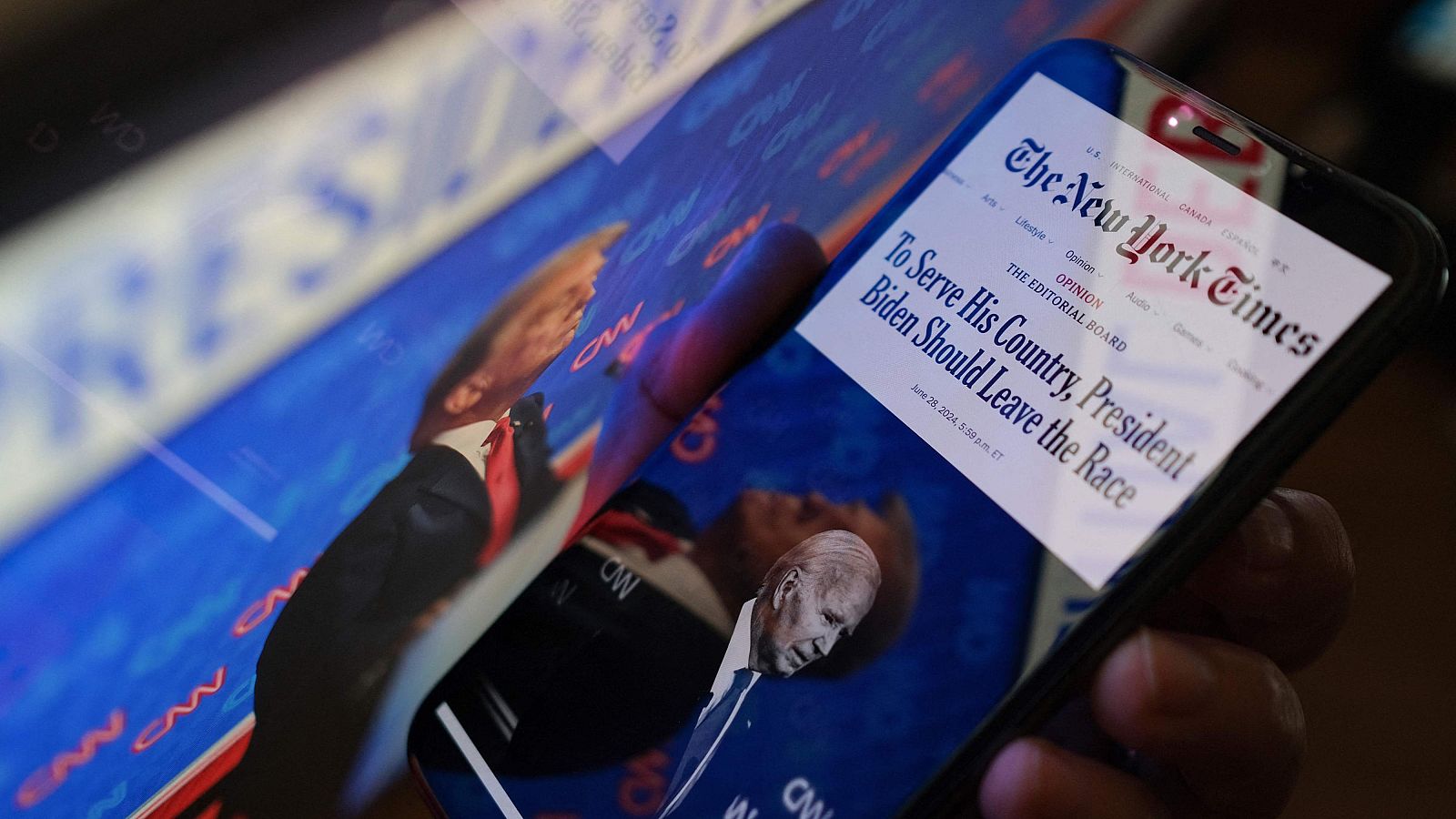 The New york Times pide a Biden que abandone  la carrera electoral por EE.UU.