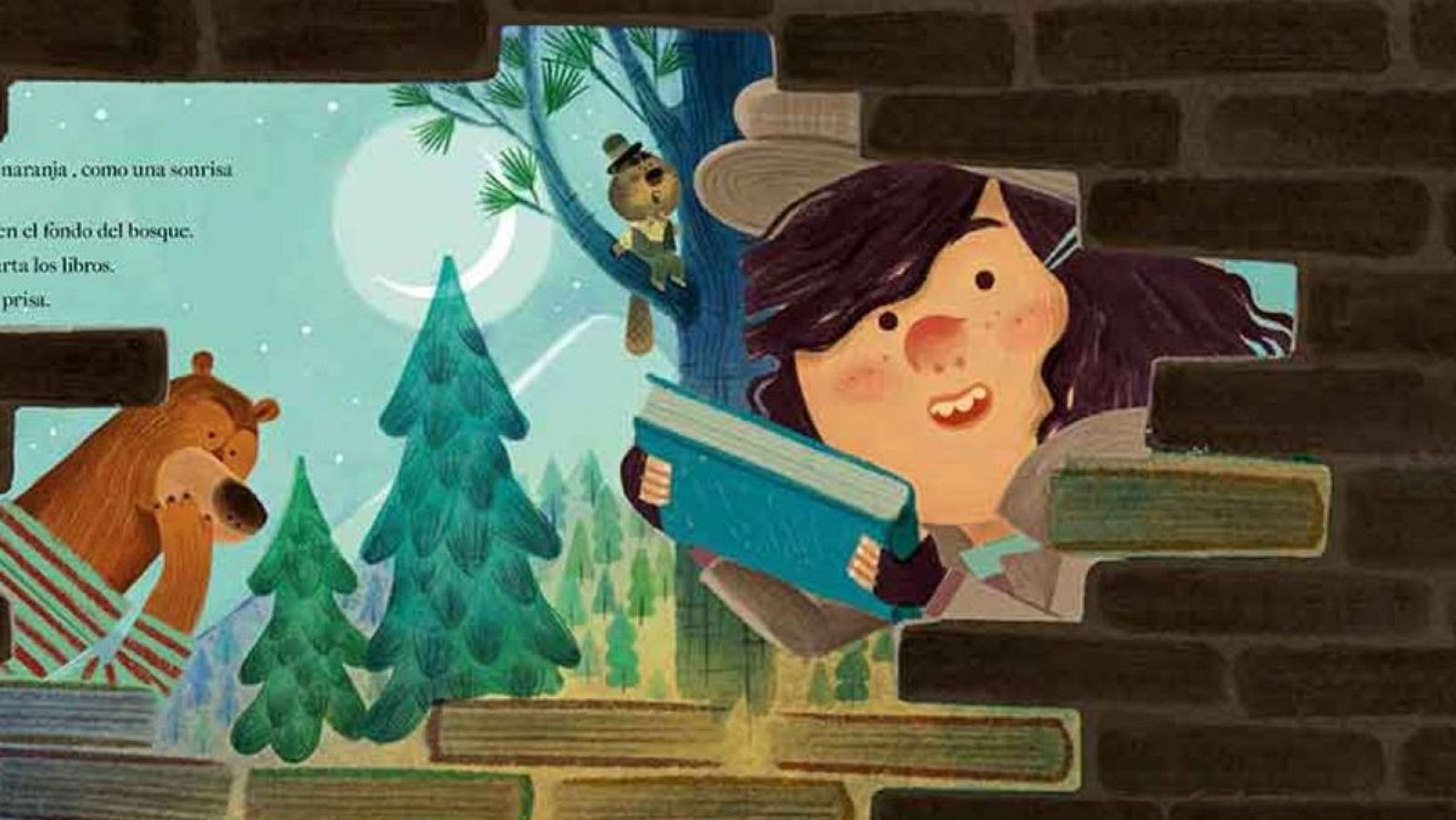 El cuento de 'La niña y la biblioteca ambulante' de Eulàlia Canal