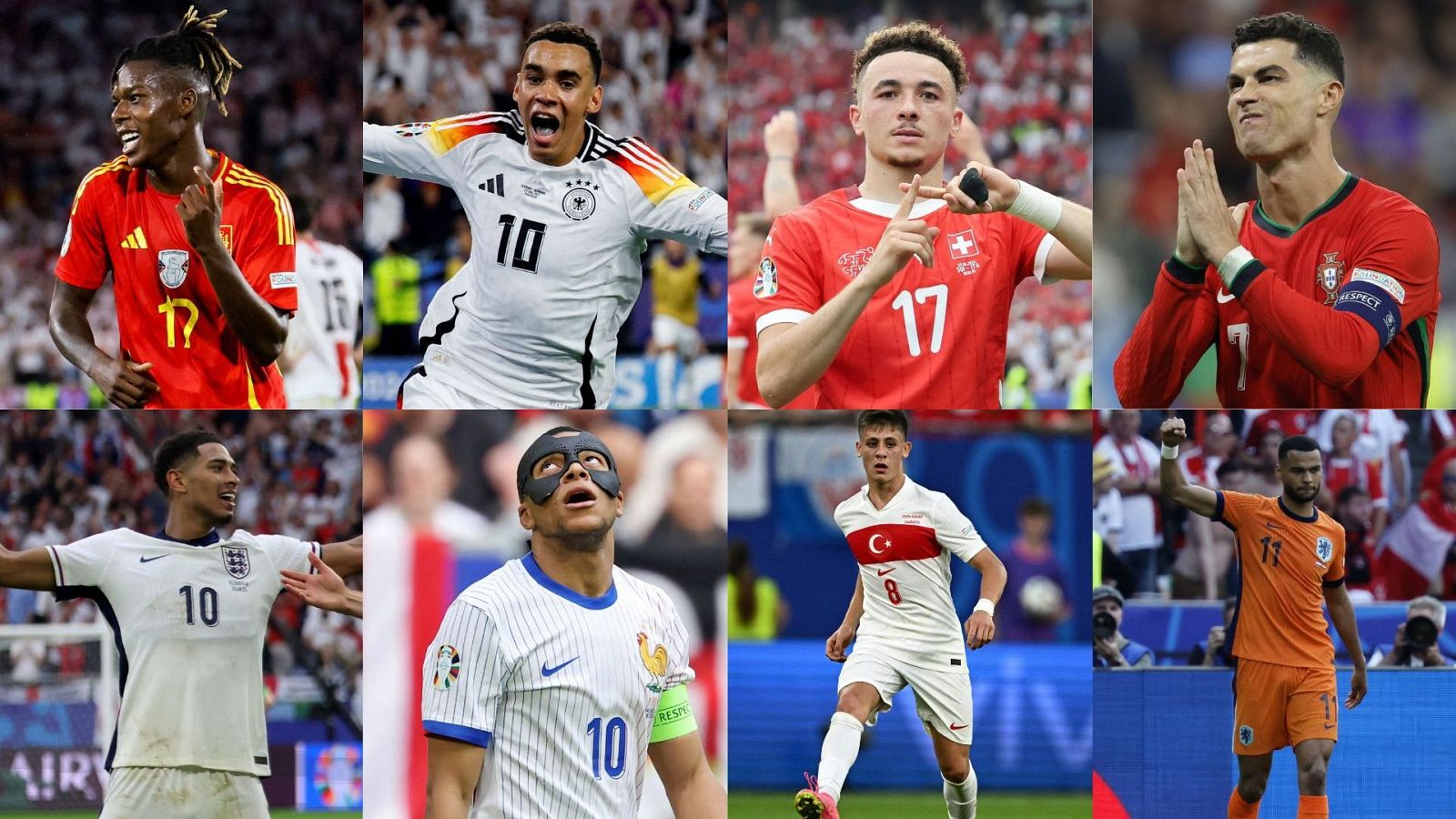 Análisis de los cuartofinalistas de la Eurocopa 2024