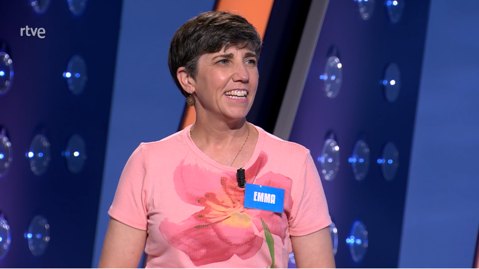 Emma Romero en su programa 50 de 'Saber y ganar'