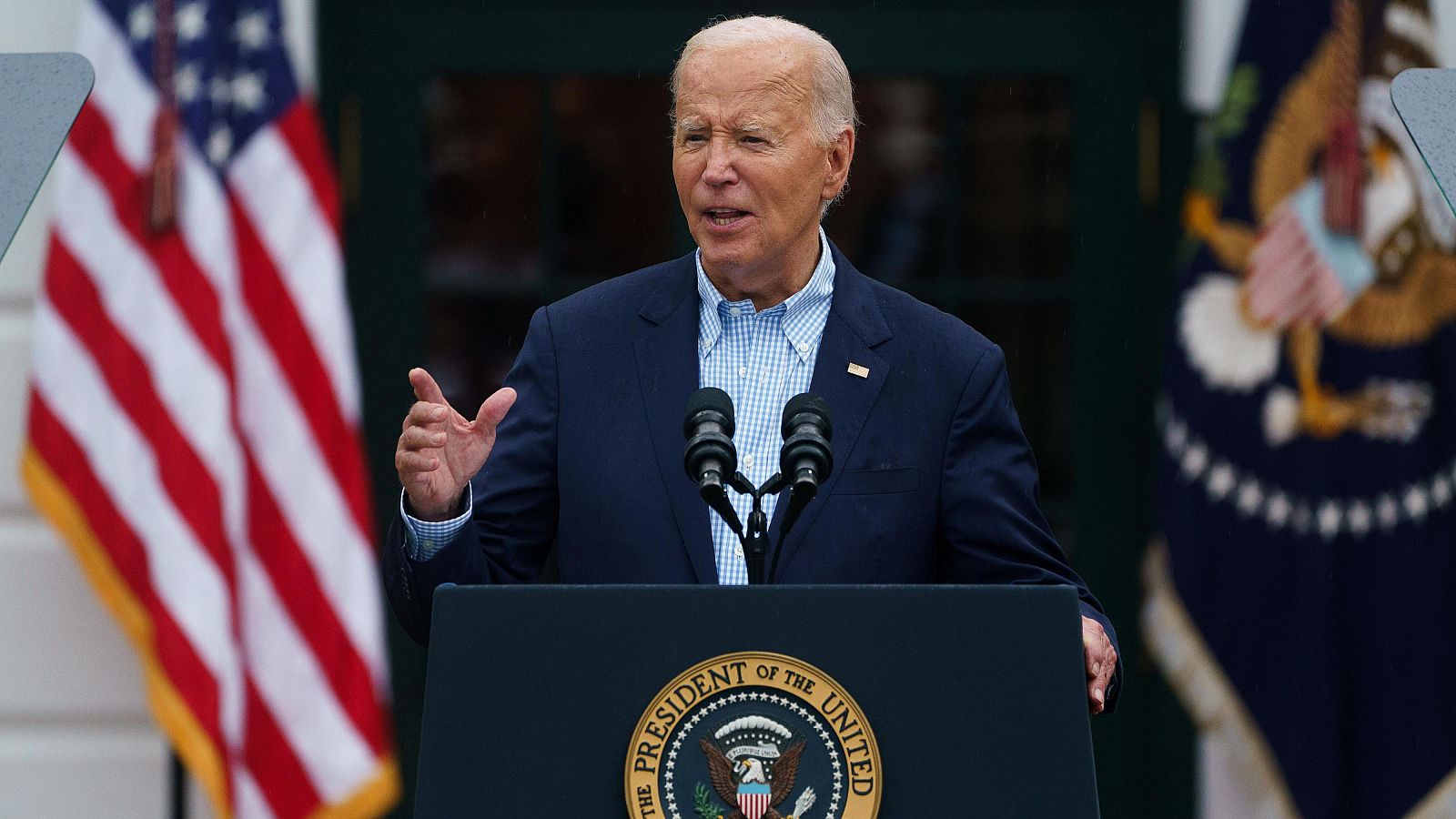 El presidente estadounidense, Joe Biden, en la Casa Blanca