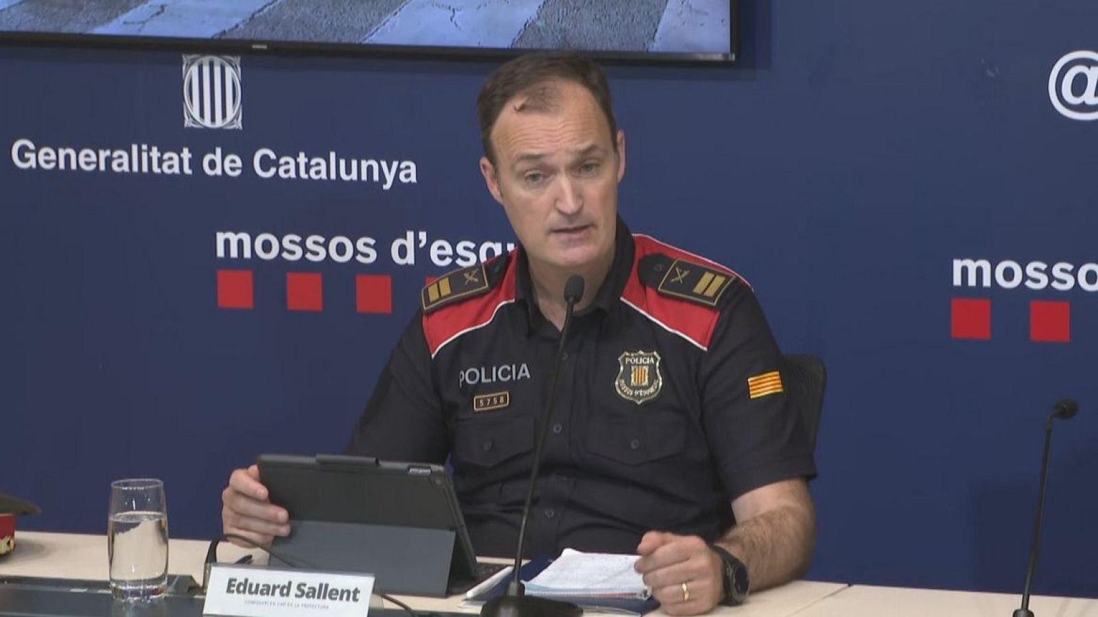 El comissari en cap dels Mossos d'Esquadra Eduard Sallent