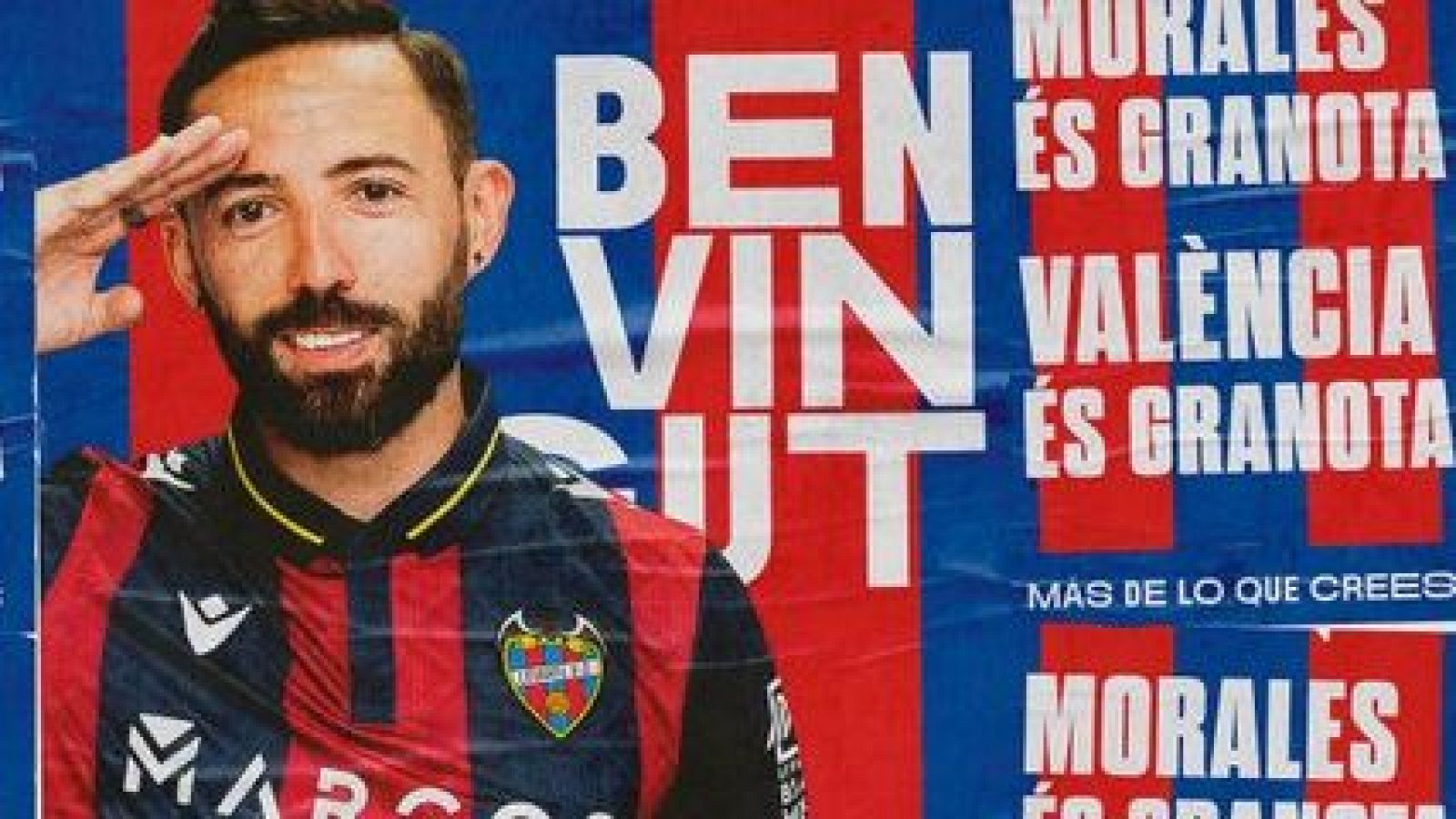 Post del Levante anunciando el fichaje de José Luis Morales