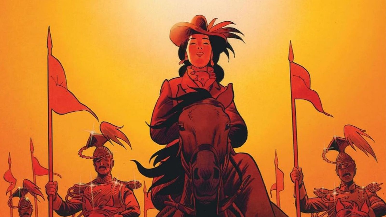 Detalle de la portada del cómic 'Carlota emperatriz'