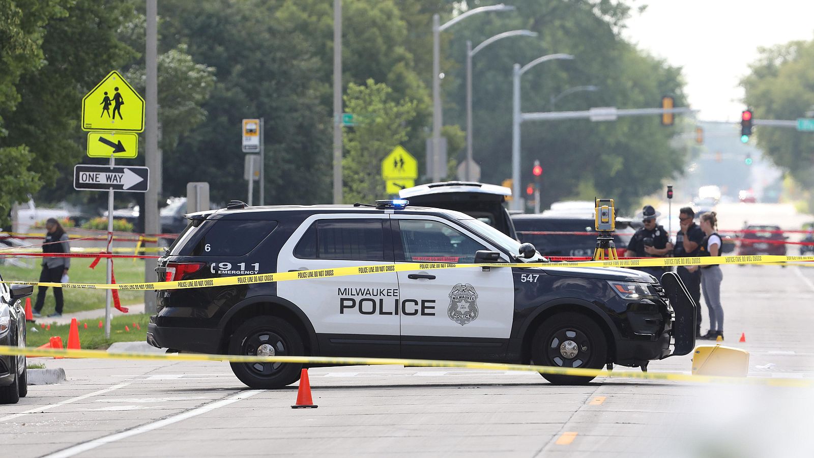La Policía abate a un hombre armado con un cuchillo cerca de la Convención Republicana