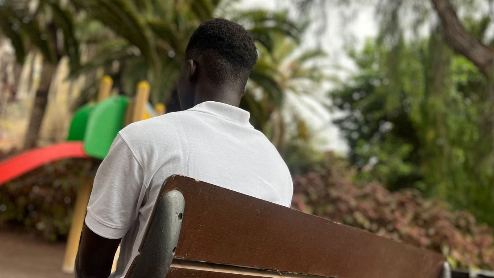 Gora es de Gambia, tiene 16 años y llegó en noviembre a España