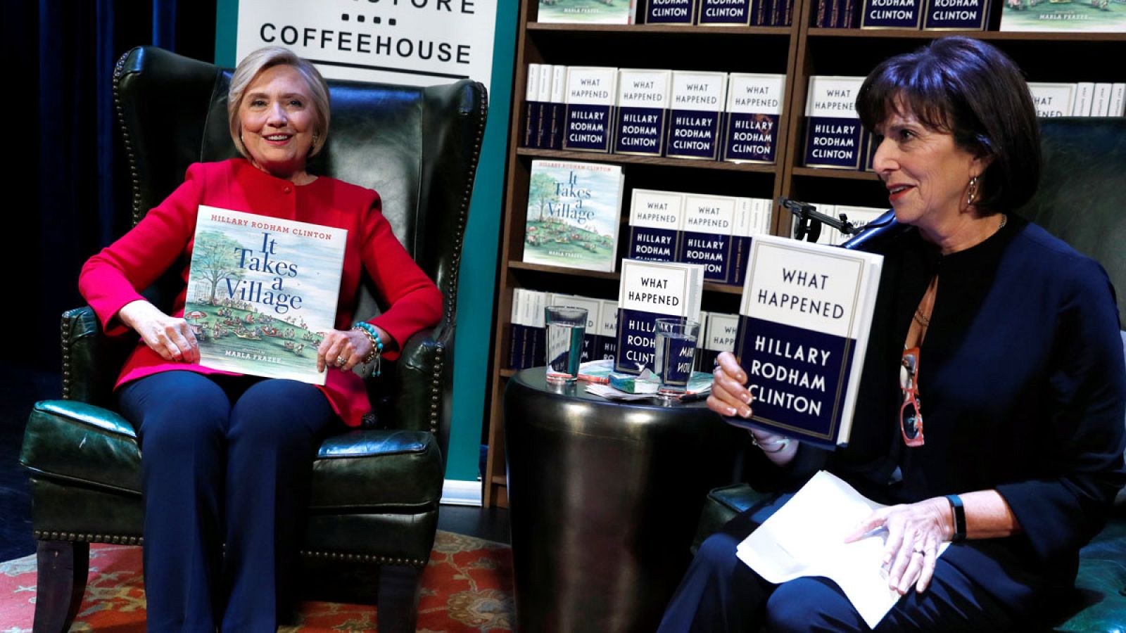 Hillary Clinton, durante la presentación de su libro 'Lo que ocurrió'