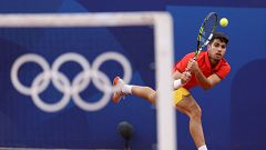 Carlos Alcaraz se sube a la ola olímpica con una victoria ante el libanés Habib en París 2024