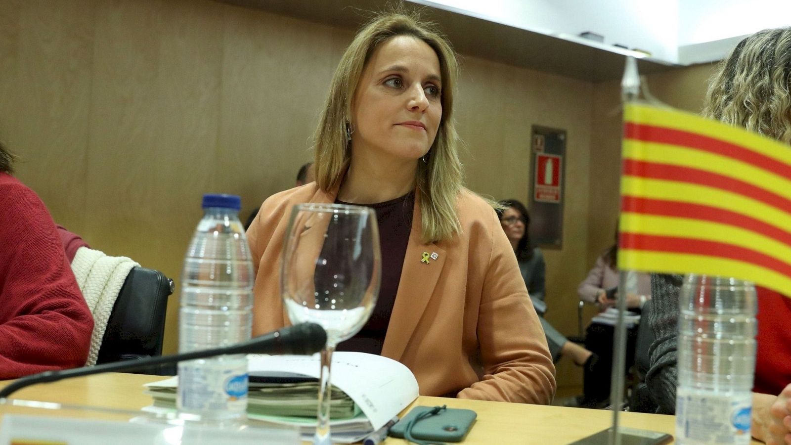 La consellera d’Economia i Hisenda, Natàlia Mas, al Consell de Política Fiscal i Financera