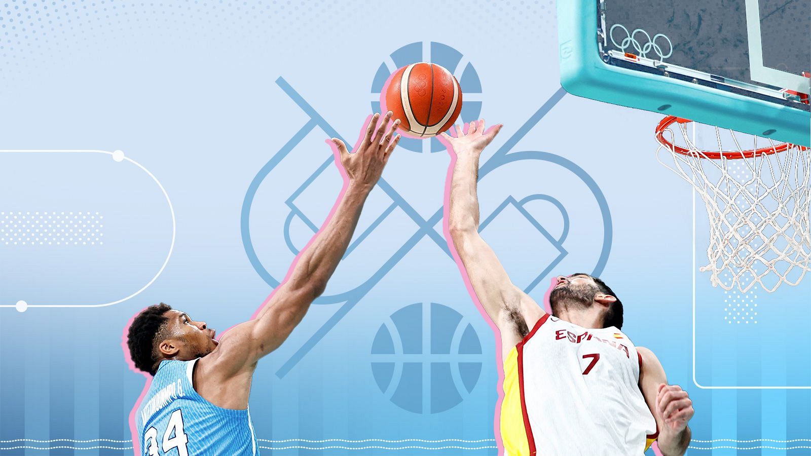 Pista olímpica: España gana a Grecia en baloncesto en un partido muy trabajado