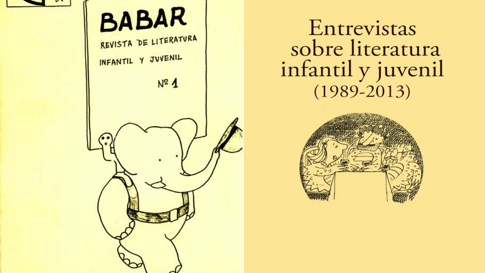Ejemplares de la revista Babar.