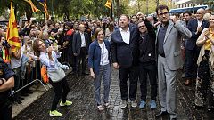 El juez deja en libertad con cargos a todos los detenidos por el referéndum, incluido el 'número 2' de Junqueras