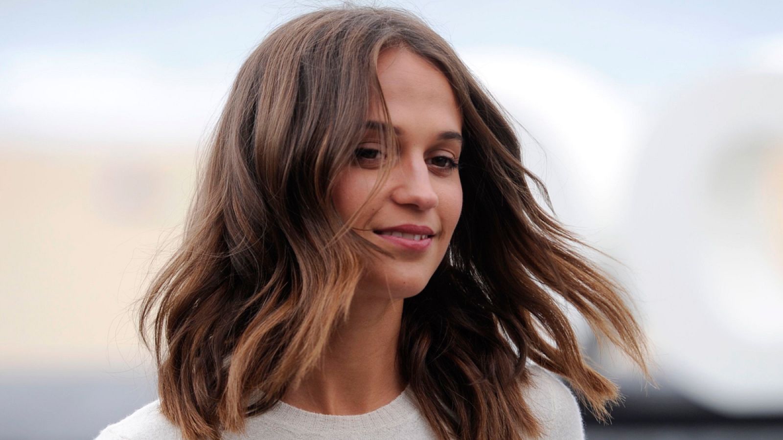 Alicia Vikander, en la presentación en San Sebastián de 'Inmersión'