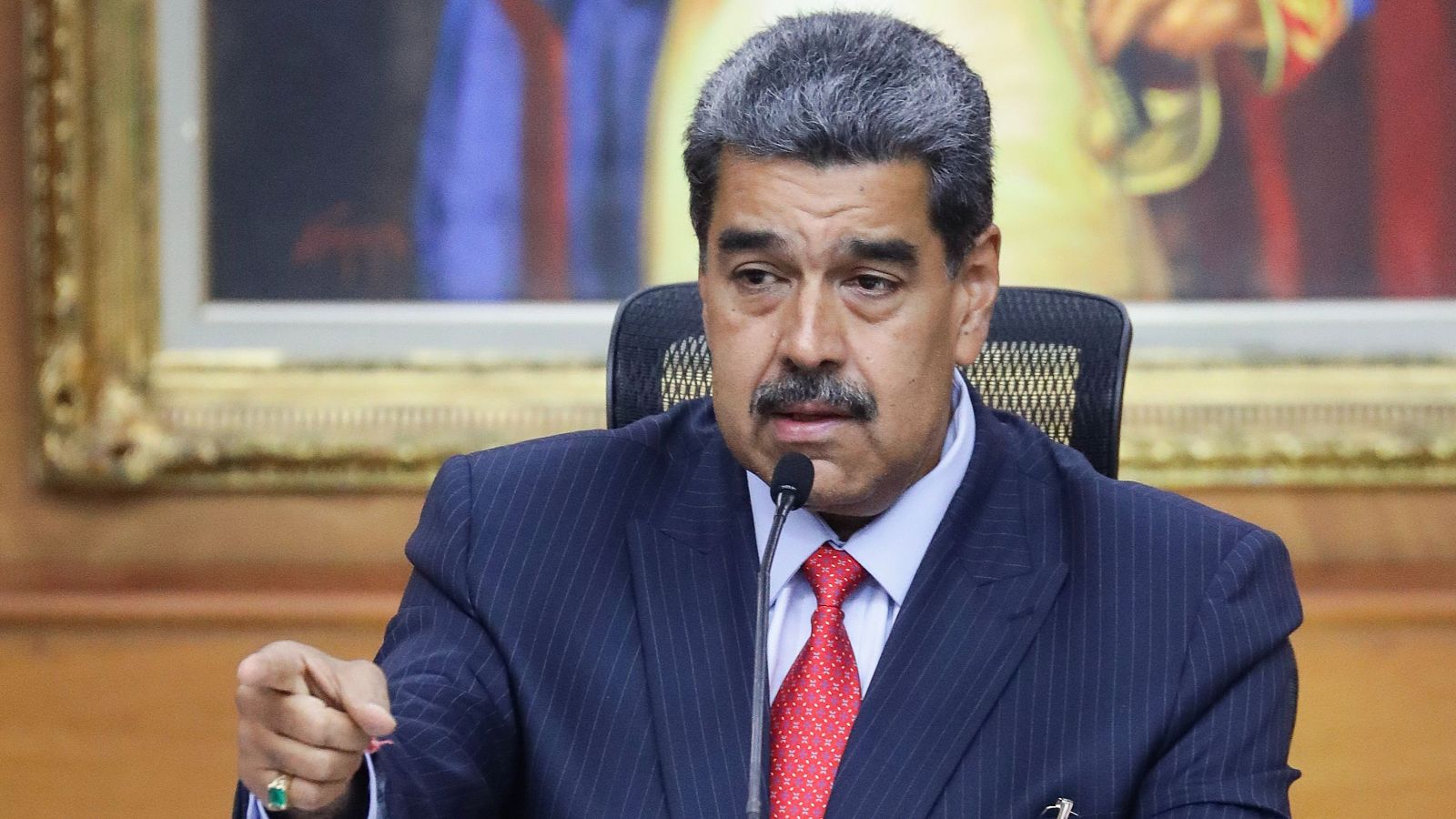 El  presidente de Venezuela, Nicolás Maduro,