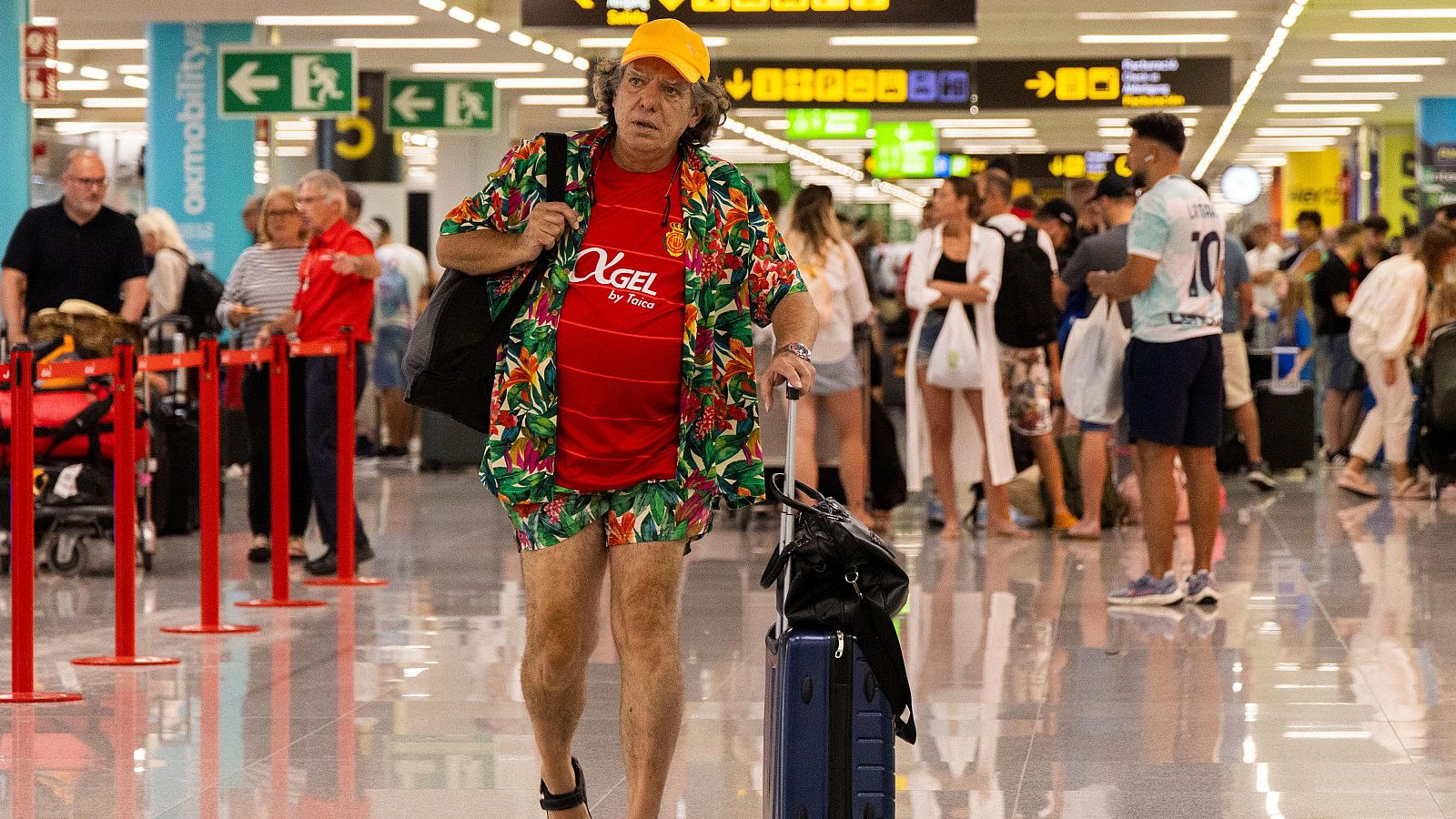 Aeropuerto de Son San Joan, Mallorca, en plena llegada de turistas
