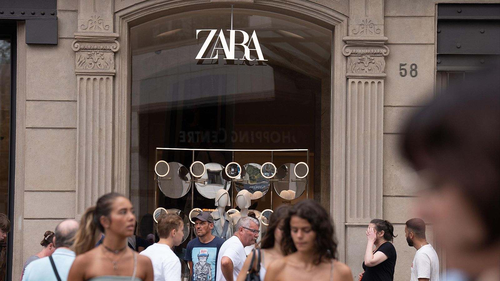 Una tienda de Zara en Barcelona