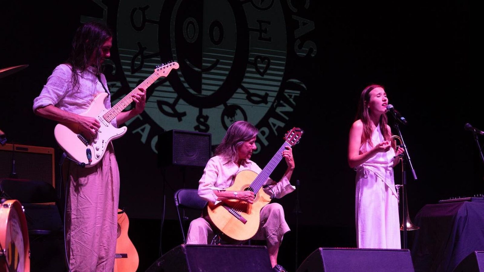 Rita Payés en su actuación en La Mar de Músicas 2024