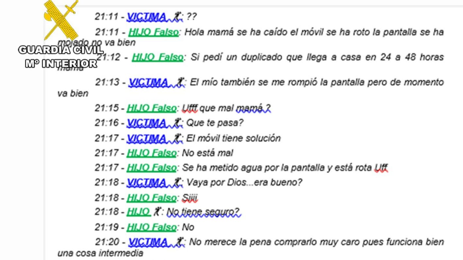 15 detenidos por estafar con el método del "hijo en apuros"
