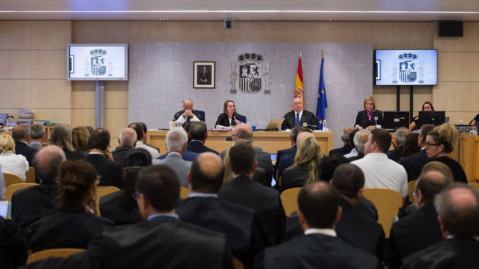 Vista del juicio contra la cúpula de Fórum Filatélico