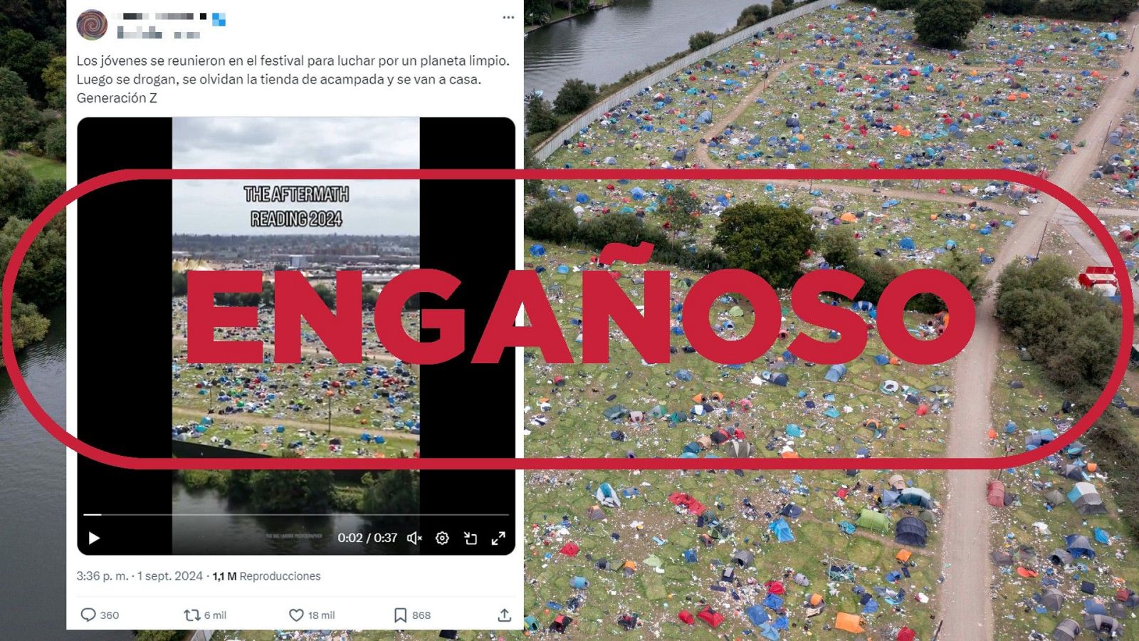 El Reading no es un festival “para luchar por un planeta limpio”