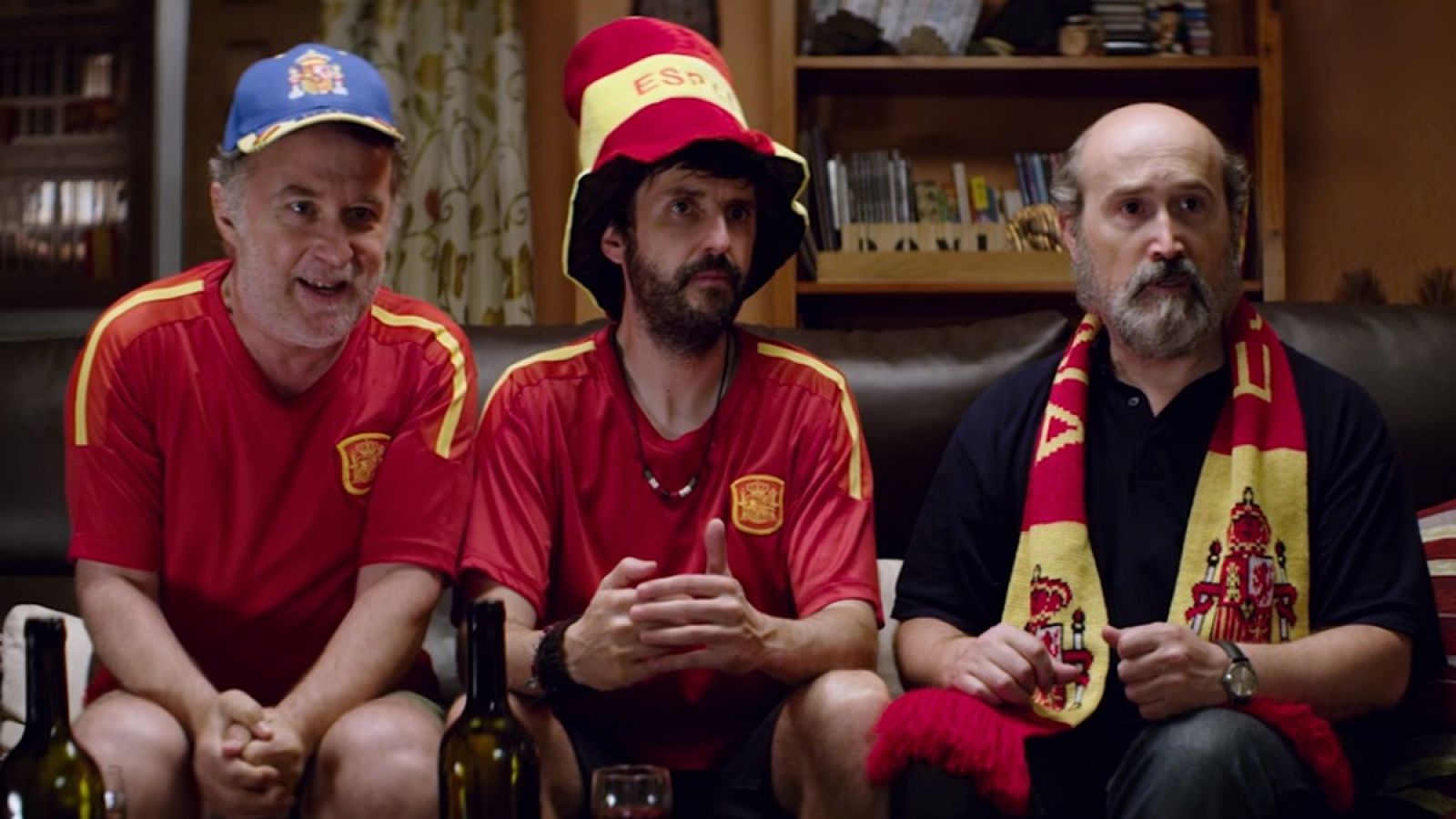 Luis Bermejo, Julián López y Javier Cámara en 'Fe de etarras'