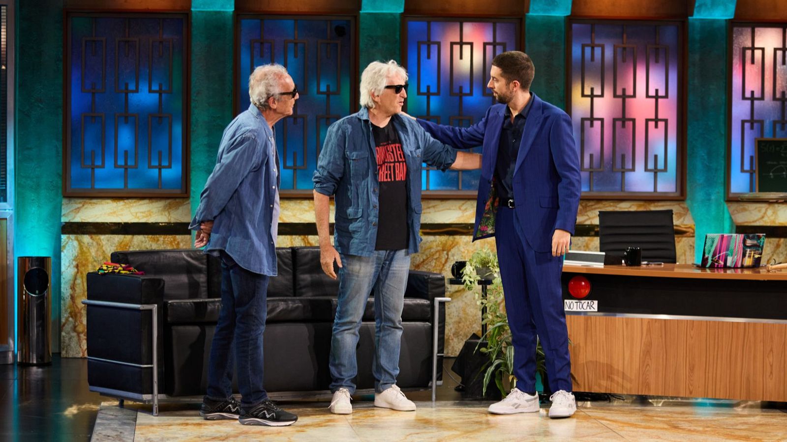 ‘La Revuelta’ recibió al antropólogo Juan Luis Arsuaga y al escritor Juan José Millás