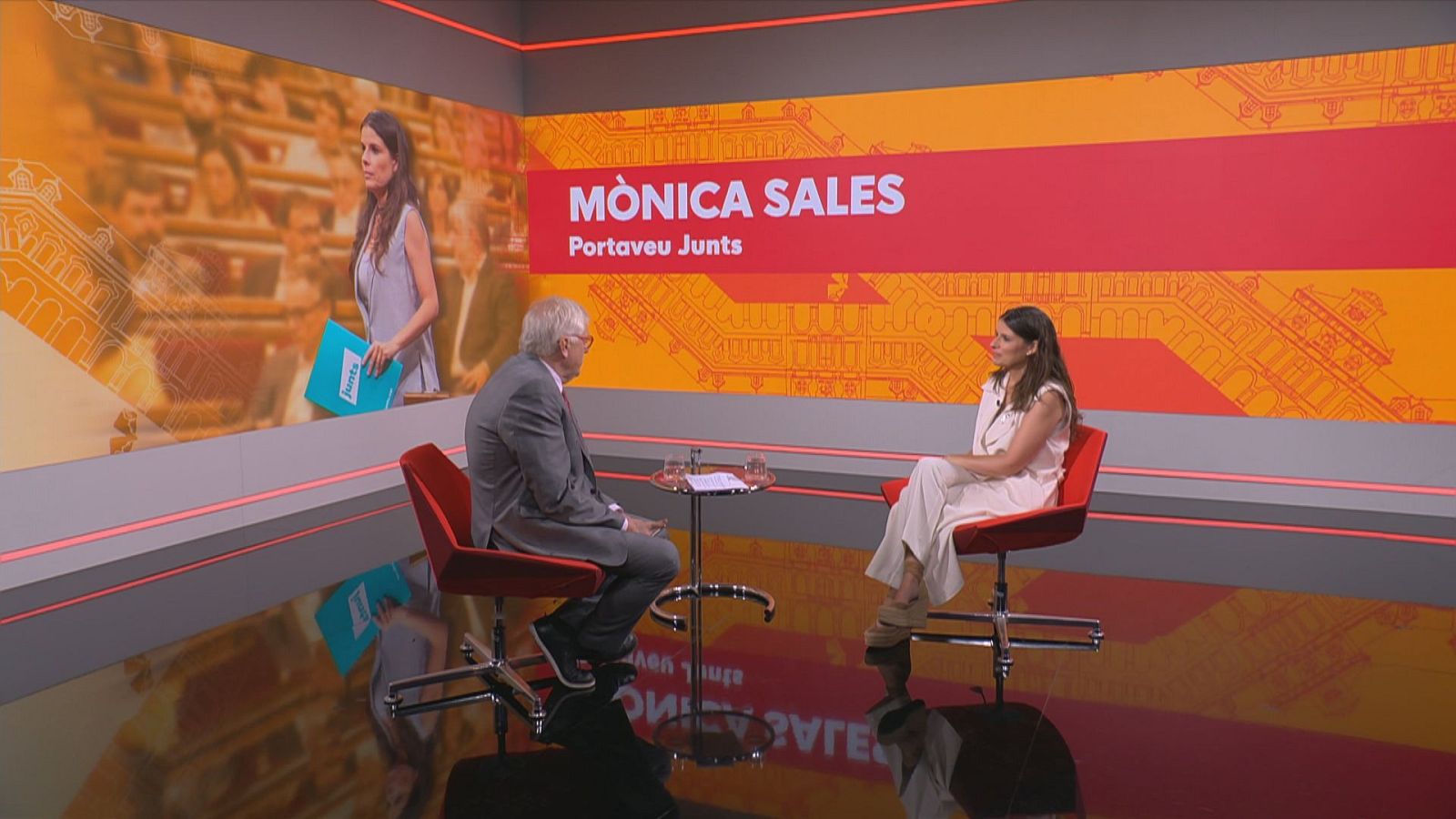 Lluís Falgàs i Mònica Sales a 'Aquí parlem'