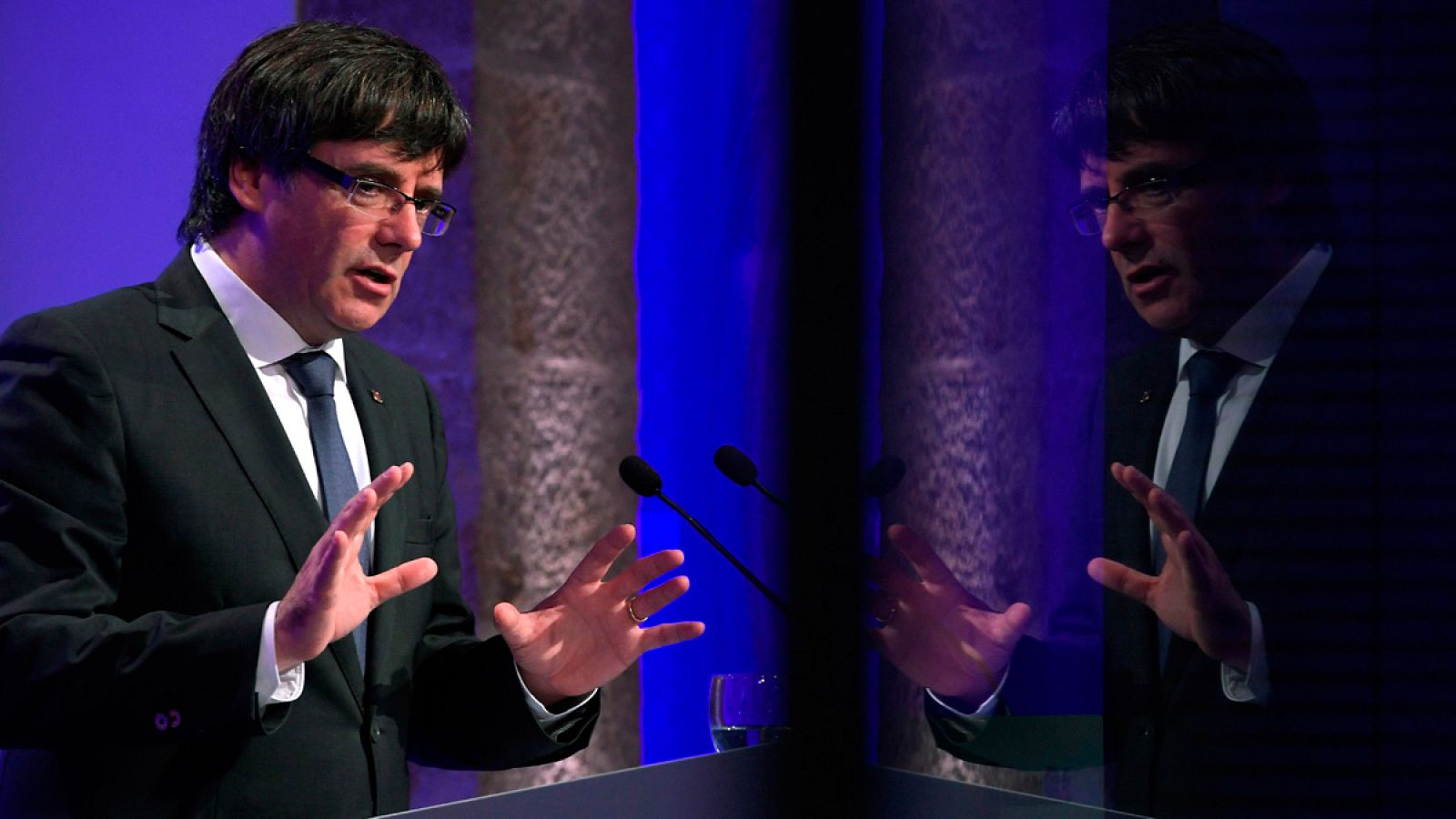 El presidente de la Generalitat de Cataluña, Carles Puigdemont