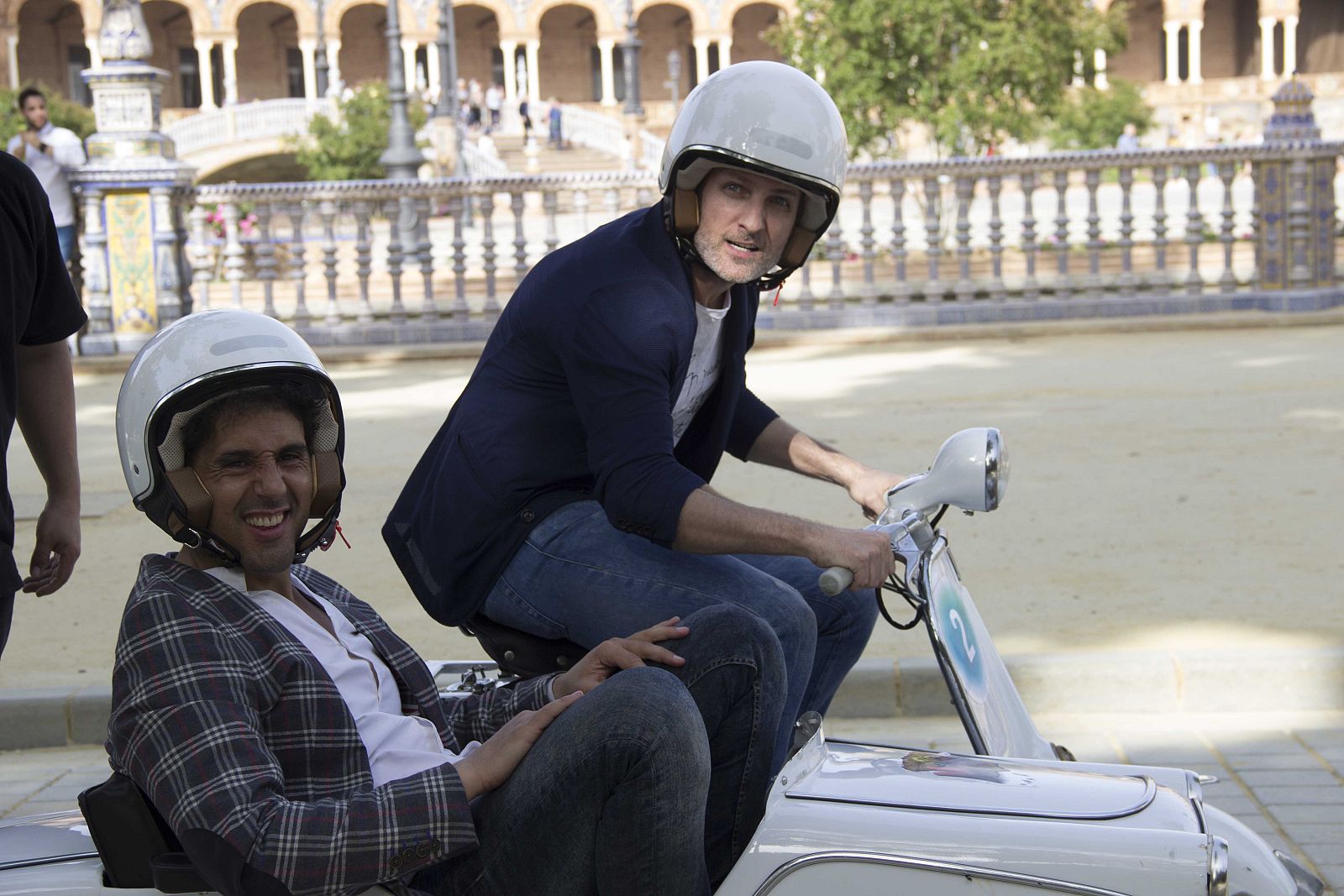 Miguelillo con Jesús Olmedo