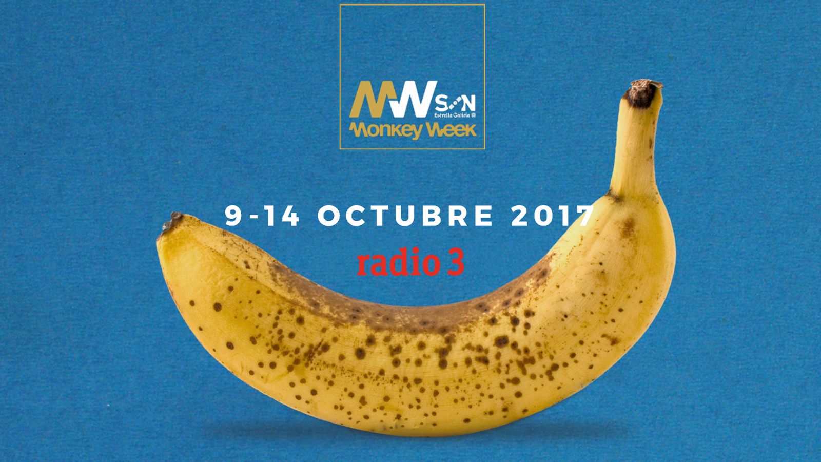 El sábado 14 de octubre Radio 3 emite en directo desde Monkey Week Sevilla