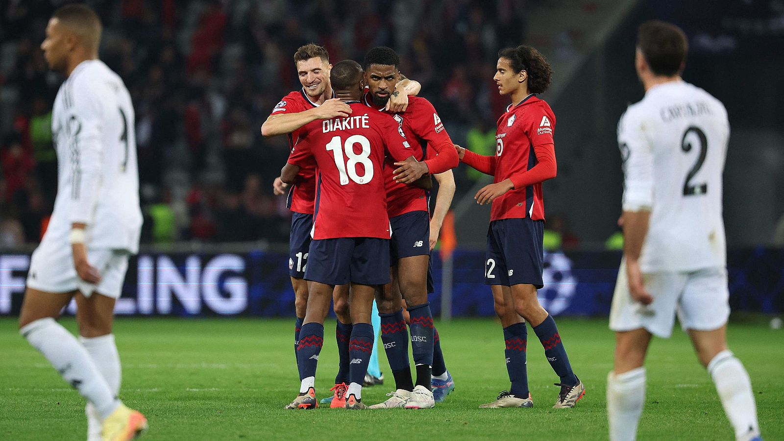 El Lille gana al Real Madrid en Champions