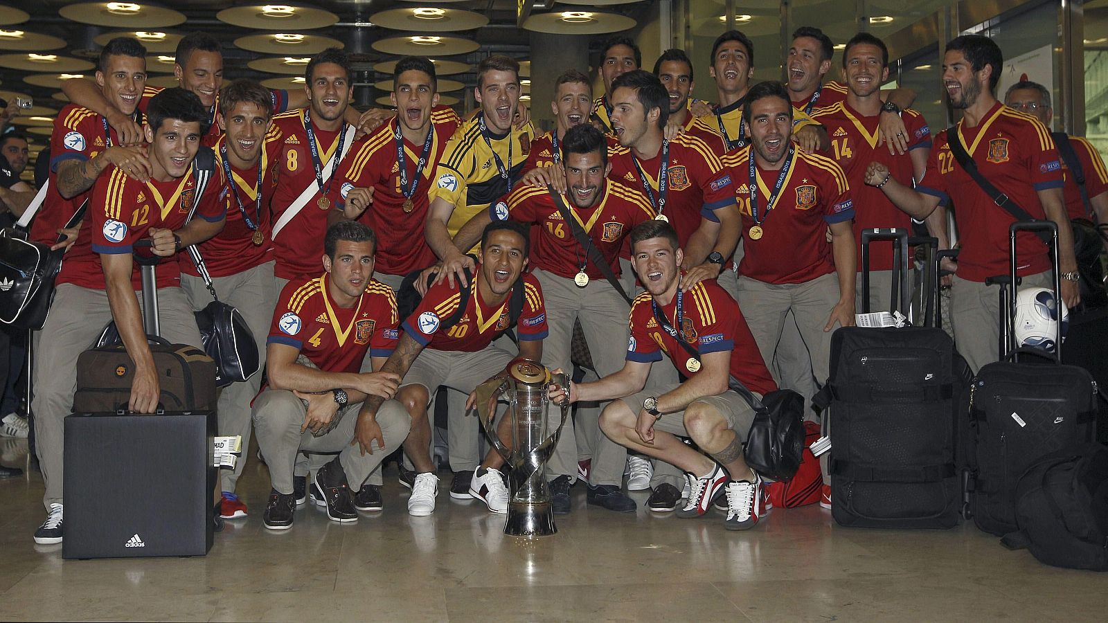 La selección sub'21 campeona de Europa en 2013