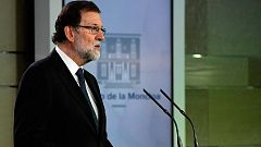 Rajoy comparecerá el miércoles en el Congreso para informar sobre Cataluña