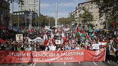 Milers de persones exigeixen a Israel que aturi els atacs a Gaza i el Líban