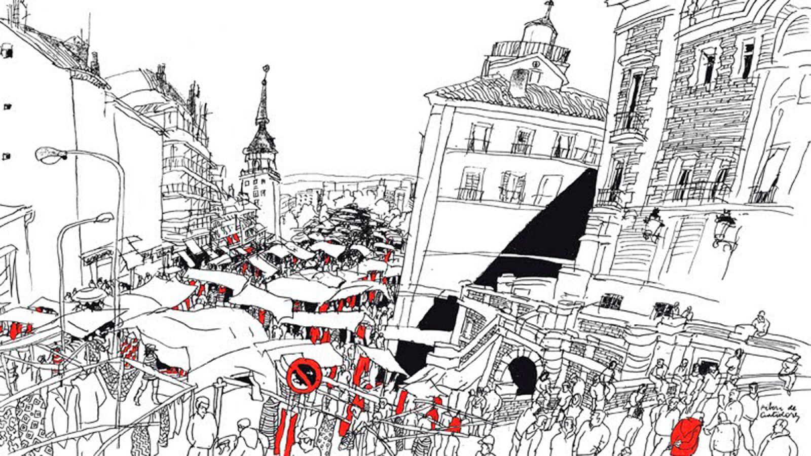 'El rastro' madrileño visto por Alfredo