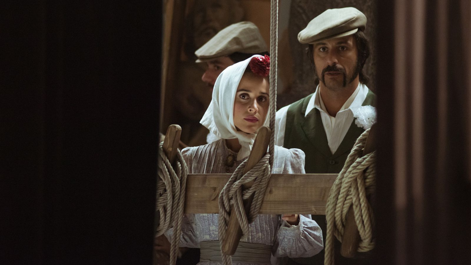 Lola y Pacino en la representación de 'La verbena de la Paloma'