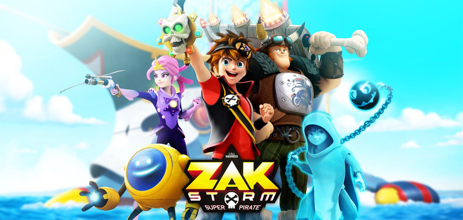 Zak Storm y sus amigos vivirán increibles aventuras en los Siete Mares