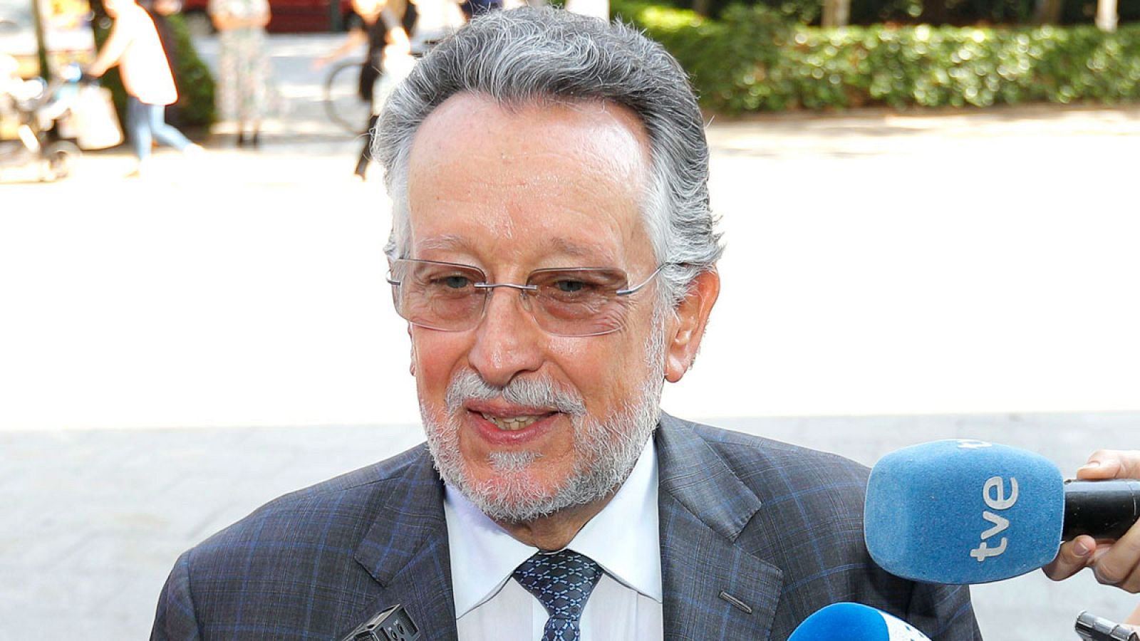 El exvicealcalde de Valencia, Alfonso Grau, a su llegada a la Ciudad de la Justicia de Valencia