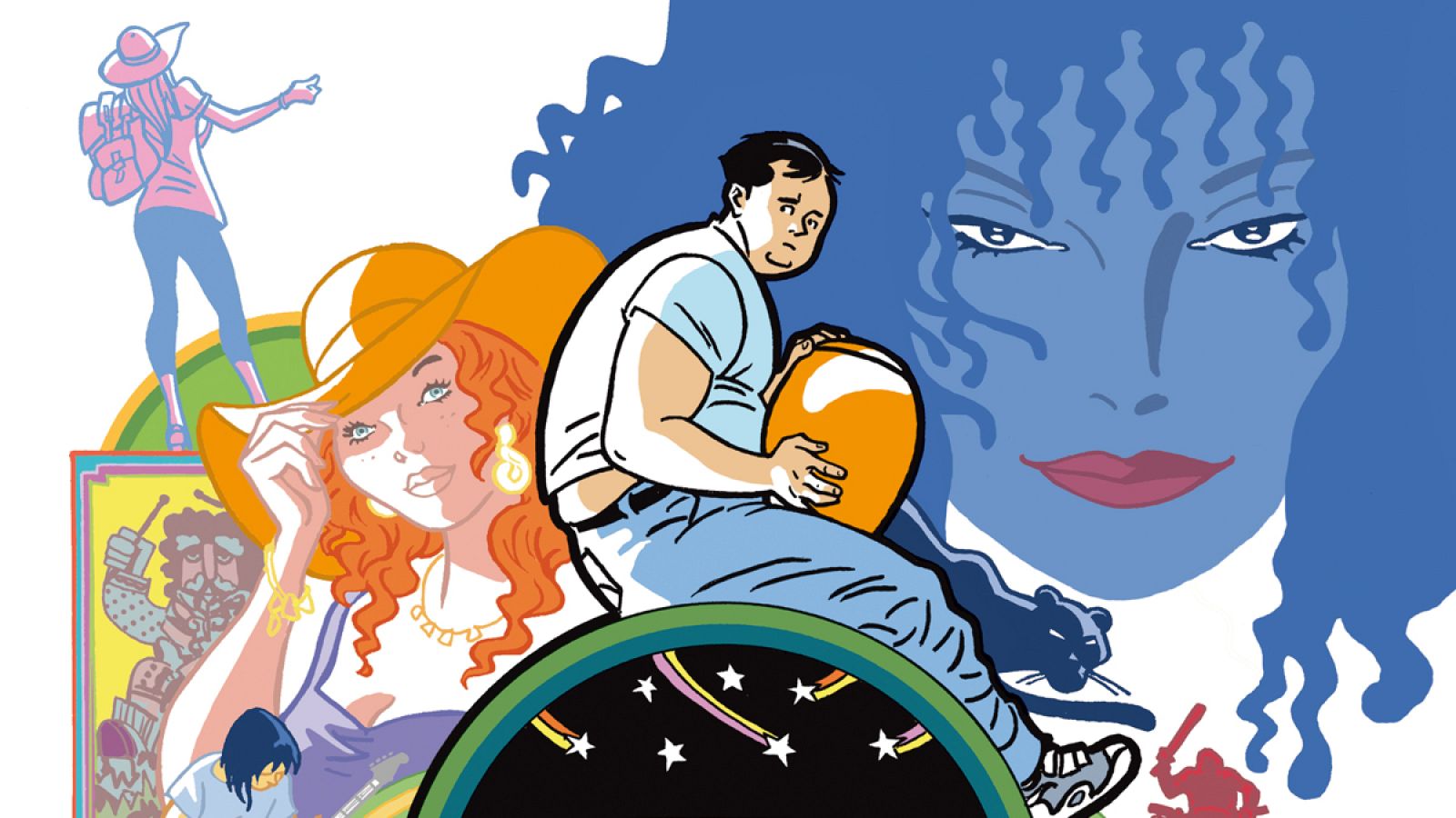 Fragmento de la portada de 'El largo y tortuoso camino'