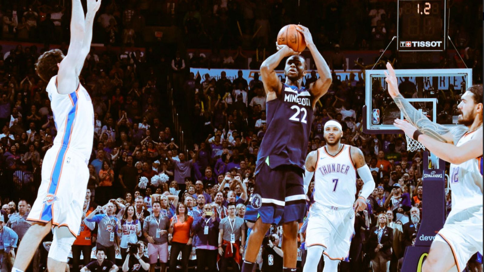 Los Timberwolves vencen a Thunder