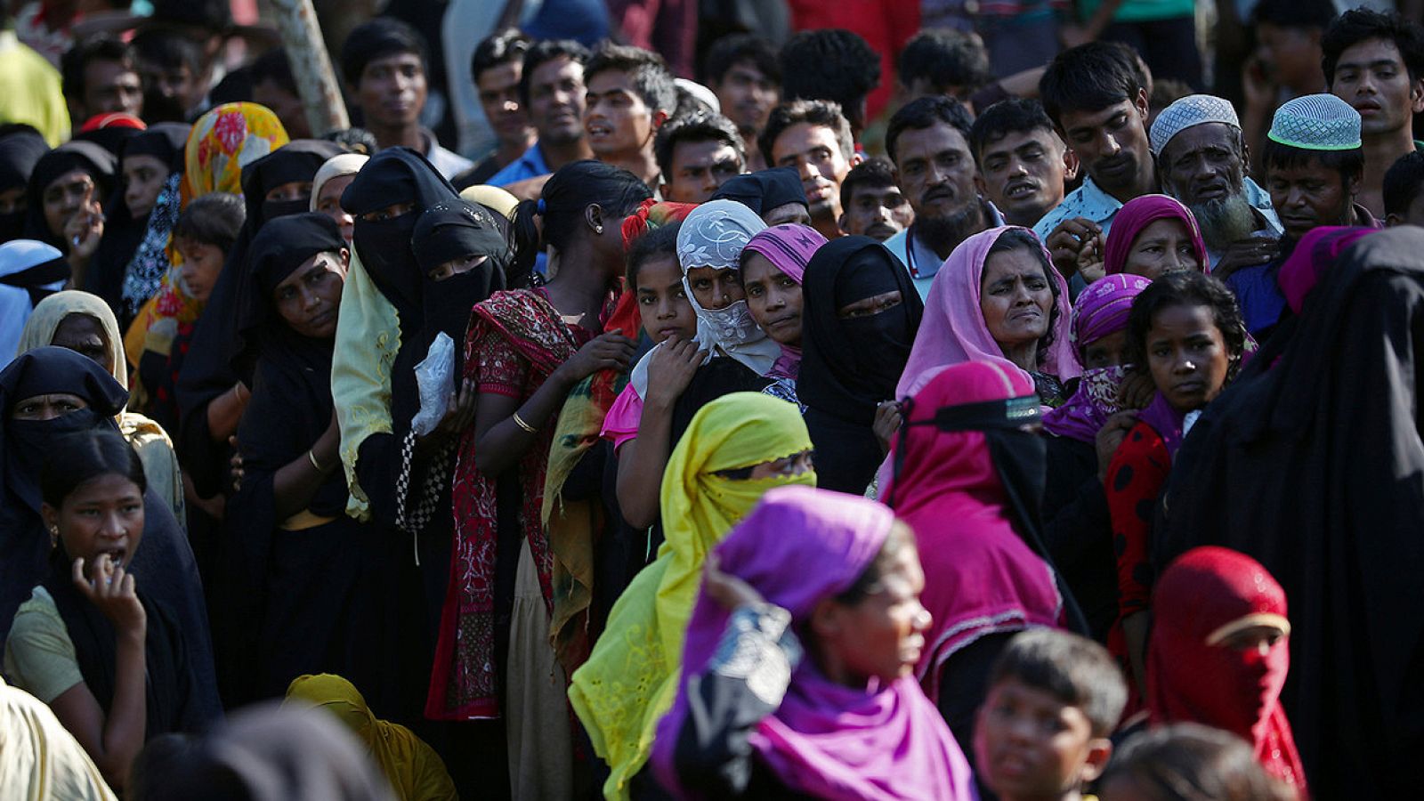 Refugiados rohinyás en el campo de Kutupalong, cerca de Cox's Bazar, Bangladesh