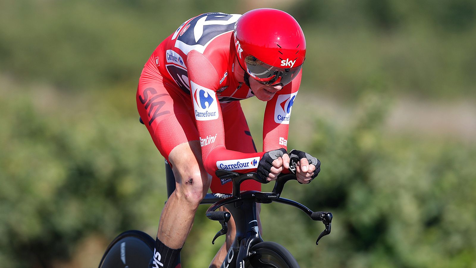 Froome, en la pasada Vuelta a España