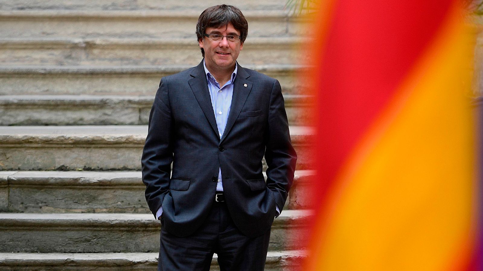 El presidente de la Generalitat, Carles Puigdemont